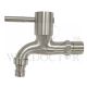 SHOWY "WAND” LEVER 1/2” Q/T SUS 304 HOSE UNION BIB TAP C/W FLANGE 3522