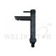 SHOWY BLACK-COATED WAND LEVER QUARTER TURN S/S BASIN TAP (180MM) 3906