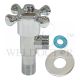 SHOWY X-KNOB#201 S/S SHOWER STOP COCK C/W FLANGE 1157