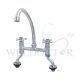 SHOWY CROSS 2-HOLE SINK MIXER 1324