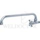 SHOWY X-KNOB WALL SINK TAP C/W 6228 SWIVEL SPOUT 2555W-6228