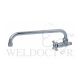 SHOWY CROSS WALL SINK TAP C/W 6228 SWIVEL SPOUT 2655W-6228