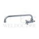 SHOWY CROSS WALL SINK TAP C/W 6229 SWIVEL SPOUT 2655W-6229