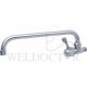 SHOWY QUARTER TURN SINGLE LEVER WALL SINK TAP C/W 6229 SWIVEL SPOUT 6020W