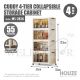 HOUZE CUDDY 4-TIER COLLAPSIBLE STORAGE CABINET (LENGTH: 55CM) MS-2828