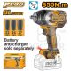 INGCO 20V BRUSHLESS 1/2" IMPACT WRENCH 850NM CIWLI20851 (BARE UNIT)