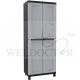 TERRY TWIST BLACK 368 CABINET 2 DOOR W/DIVISION 3 ADJ SHELVES TR2707