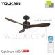 YOUKAIN 46" SMART CEILING FAN (NO LIGHT) YJ-668 (MATT-BLACK BODY)