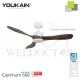 YOUKAIN 46" SMART CEILING FAN (NO LIGHT) YJ-668 (MATT-WHITE BODY)