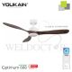 YOUKAIN 52" SMART CEILING FAN (NO LIGHT) YJ-668 (MATT-BLACK BODY)