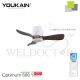 YOUKAIN 36" SMART CEILING FAN (NO LIGHT) YJ-668H (MATT-WHITE BODY)