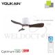 YOUKAIN 36" SMART CEILING FAN (WITH LIGHT) YJ-668H (MATT-WHITE BODY)