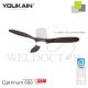 YOUKAIN 46" SMART CEILING FAN (WITH LIGHT) YJ-668H (MATT-WHITE BODY)