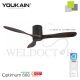 YOUKAIN 52" SMART CEILING FAN (NO LIGHT) YJ-668H (MATT-BLACK BODY)