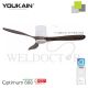 YOUKAIN 52" SMART CEILING FAN (NO LIGHT) YJ-668H (MATT-WHITE BODY)