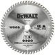 DEWALT TCT WOOD SAW BLADE 7"X60T 180MMX19MM BORE DWA714160W