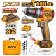 INGCO 20V 2X 2.0AH LI-ION BRUSHLESS IMPACT DRILL CIDLI20668