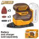 INGCO 20V LI-ION PALM SANDER CPSLI2014 (BARE UNIT)