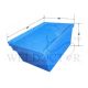 NPC PLASTIC CONTAINER L600XW400XH250MM SLC-64250