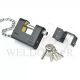 YALE HARDENED STEEL ARMOURED GATELOCK C.W 5KEYS Y1800/80/117/1