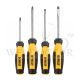 DEWALT 4-PC DURABLE ERGONOMIC MAGNETIC SCREWDRIVER SET DWHT65200