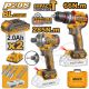 INGCO 20V IMPACT DRILL+ IMPACT DRIVER 285NM 2X2.0, CHARGER+CASE CKLI20277