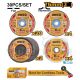INGCO 30 PCS 76MM CUTTING & GRINDING DISC SET MCD07630