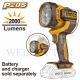 INGCO 20V LI-ION WORK LAMP 22.5W 2000 LUMENS CWLI2088 (BARE UNIT)