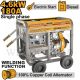INGCO DIESEL WELDER & GENERATOR ELECTRIC START MAX 180A, 4.6KW GDW65001