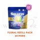 SELLEYS LAUNDRY POD FLORAL BAG 60PCS