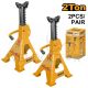 INGCO 2 TON JACK STAND 2PCS PAIR HEIGHT 250~380MM HJS0201