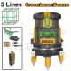 INGCO SELF LEVELLING GREEN BEAM LEVELLER 4V1H 30M RANGE HLL305205