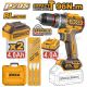 INGCO 20V LI-ION BL IMPACT DRILL 96NM W/2X 4.0AH CHARGER + CASE CIDLI20968