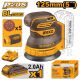 INGCO 20V LI-ION RANDOM ORBIT SANDER 1X2.0+CHARGER, CROSLI20021