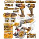 INGCO 20V 4PC IMP DRILL,WRENCH,MULTI TOOL,CIRCULAR SAW COMBO COSLI241169