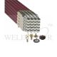 SHOWY 8335-000 100FT DRAIN PIPE CLEANING SET C/W GEN. LOCK & 5- PC FITTINGS