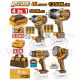 INGCO 20V 4PCS 1/2"3/4" IMPACT WRENCH, HEATGUN+WORK LAMP COMBO COSLI241293