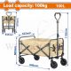 WADFOW CAMPING CART 100KG LOAD 840X535X600MM WWBH1012