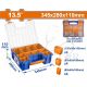 WADFOW PLASTIC ORGANIZER +12 REMOVABLE CUPS 345X280X110MM WTB1322