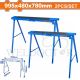 WADFOW STEEL FOLDABLE SAW HORSE 995X480X780MM WDZ1510