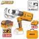 INGCO 20V HYDRAULIC CRIMPING TOOL16-400MM2, 2X20V 5.0AH & CHARGER CTLI2005