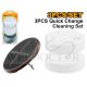 INGCO 3PCS LIGHT DUTY SOFT SPONGE SET WITH QUICK CHANGE BACKER WCB35351