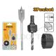 INGCO 3PCS LOCK INSTALLATION HOLE SAW KIT AKHS302