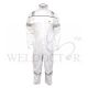 ALCONA 1K COVERALL MANDARIN COLLAR WHITE