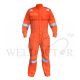 ALCONA COVERALL MANDARIN COLLAR ORANGE 3K BASIC