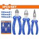 WADFOW 3PCS 6" PLIER SET WPS0623