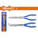 WADFOW 11" 90° LONG NOSE PLIER 280MMWPL3E11