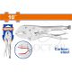 WADFOW 10" V JAW LOCKING PLIER WLP9C10