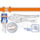WADFOW 10" STRAIGHT JAW LOCKING PLIER WLP2C10