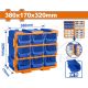 WADFOW MODULAR STORAGE TOWER W/9 BINS 380X170X320MM WTB8330